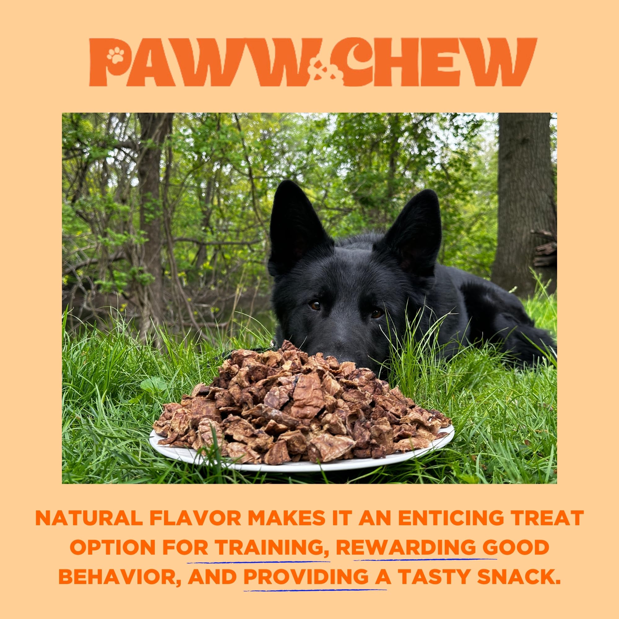 PAWW CHEW Production aux États‑Unis, origine et contrôle de qualité.