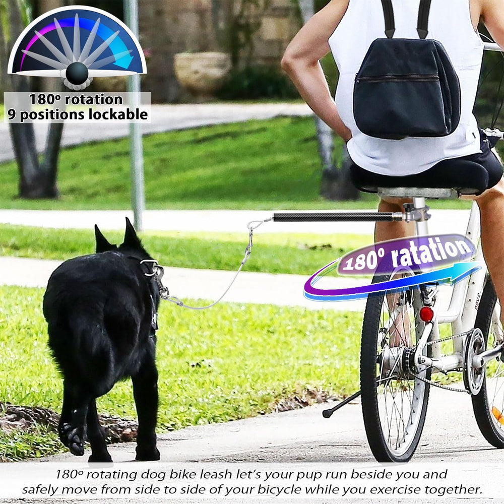 Pawxaw Laisse-Chien Vélo Mode Fixe pour contrôle précis.