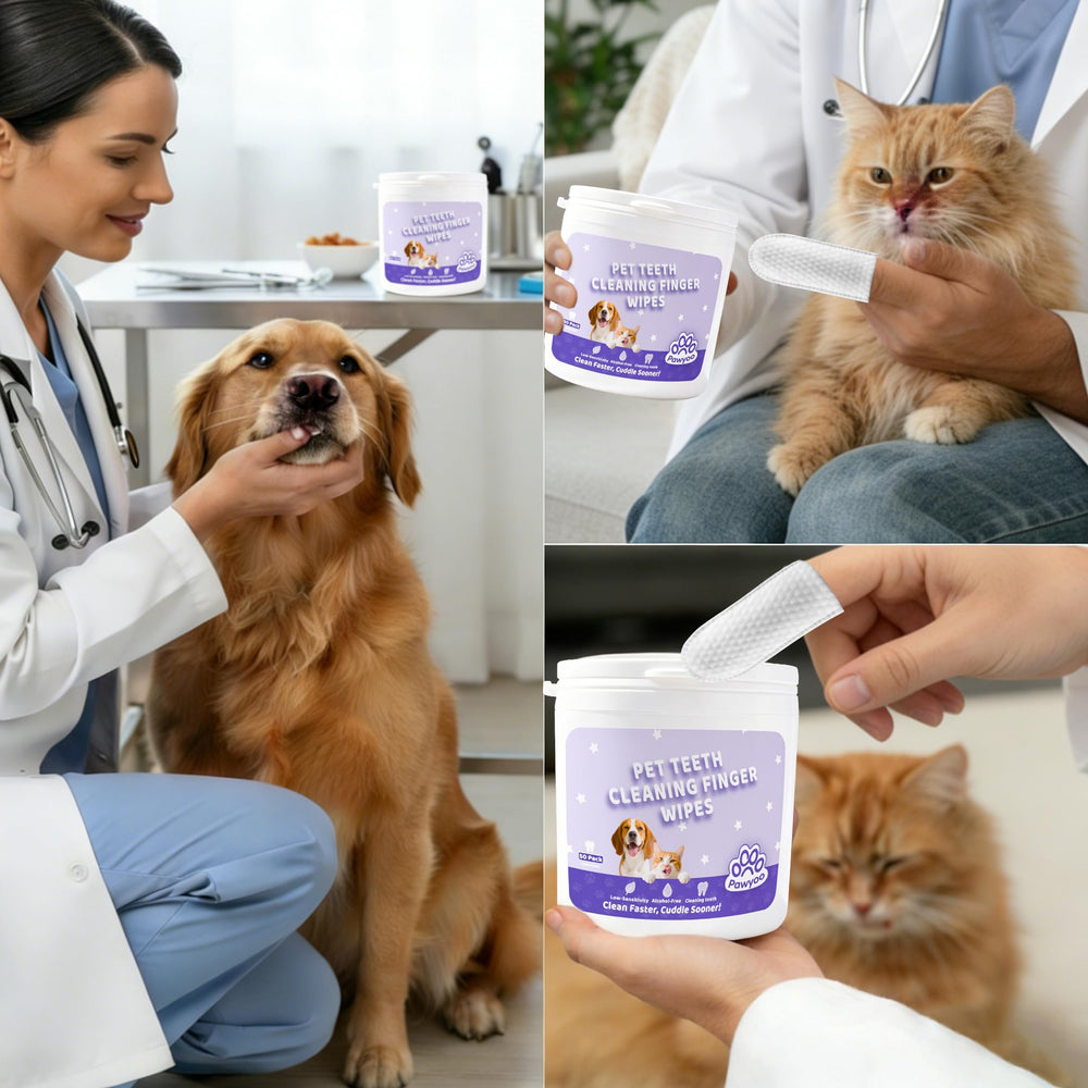 Pawyoo accessoires dentaires chiens chats – préparation d'une routine
