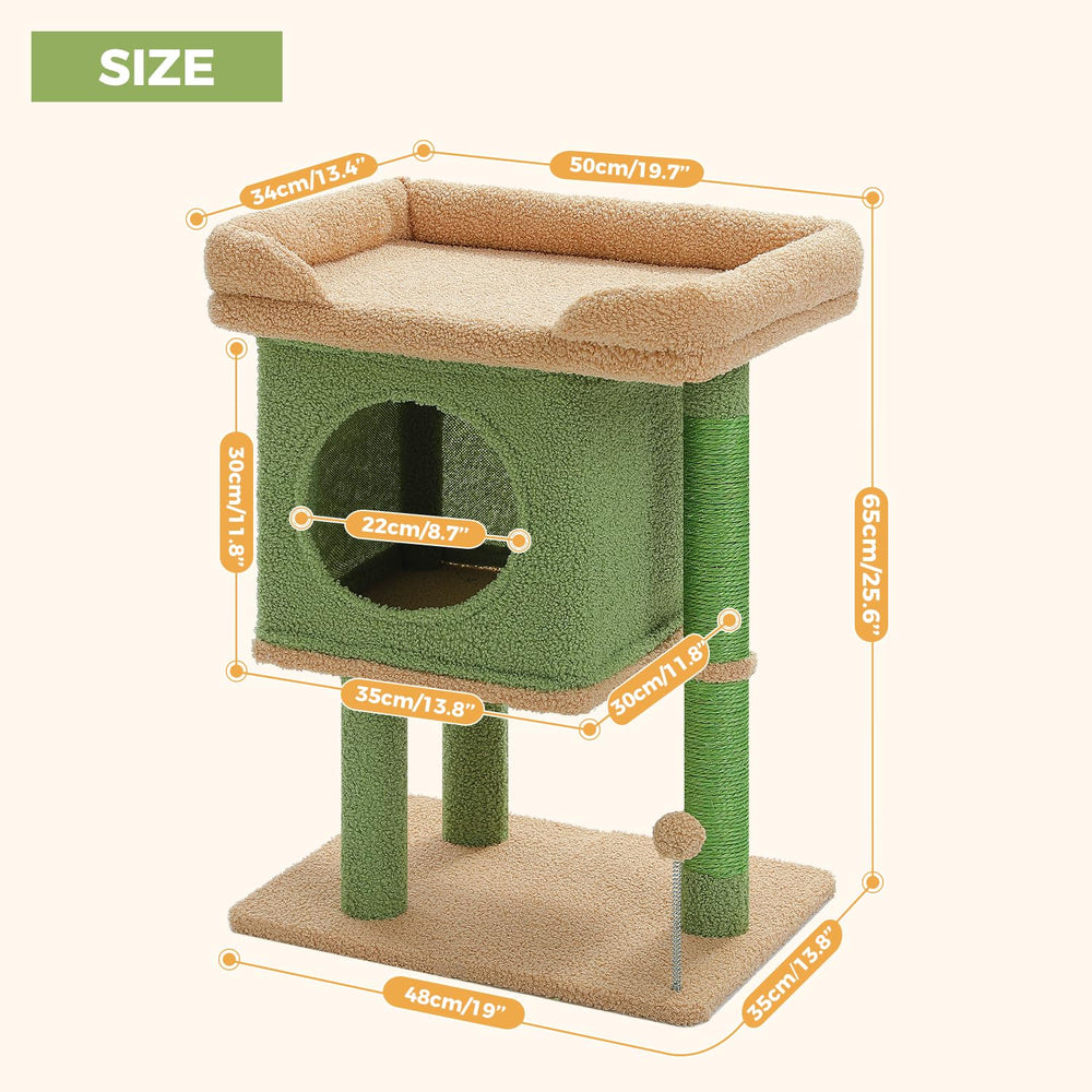 PAWZ Road Arbre cactus 26 pouces design compact et économie d'espace.