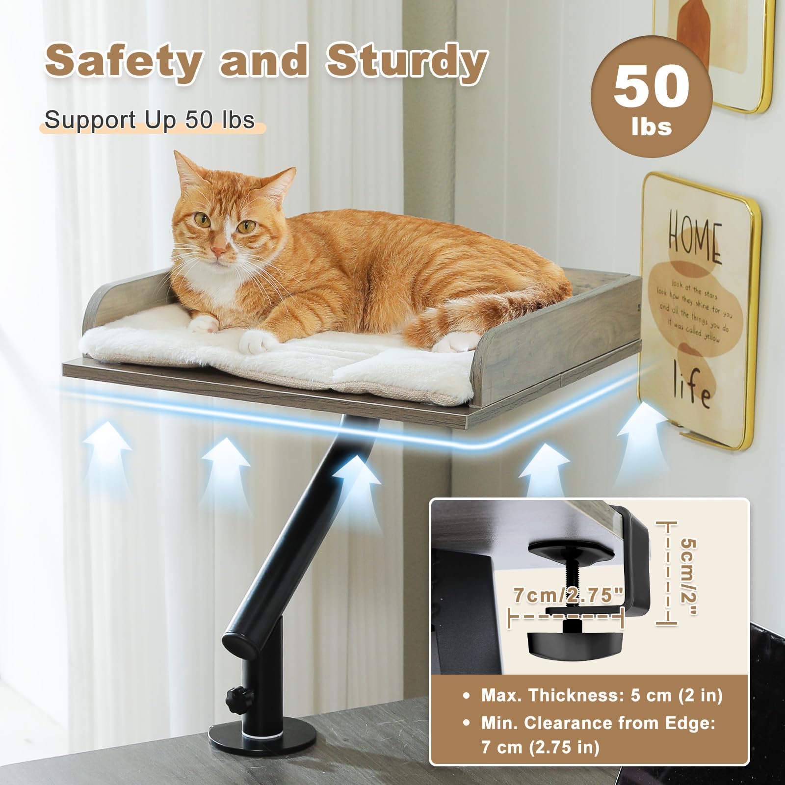 PAWZ Road design élégant, hamac chat qui s’intègre à votre décor.