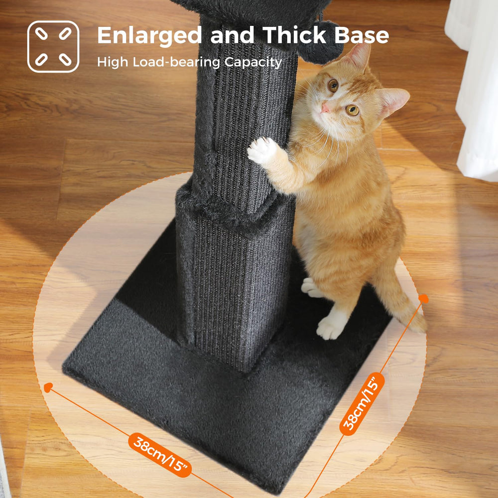 PAWZ Road griffoir chat base bois 40x40 cm robuste