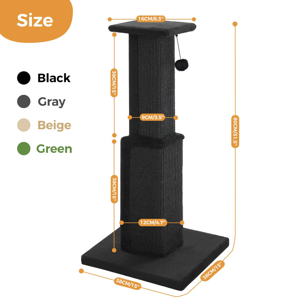 PAWZ Road griffoir chat sisal naturel offre surface résistante