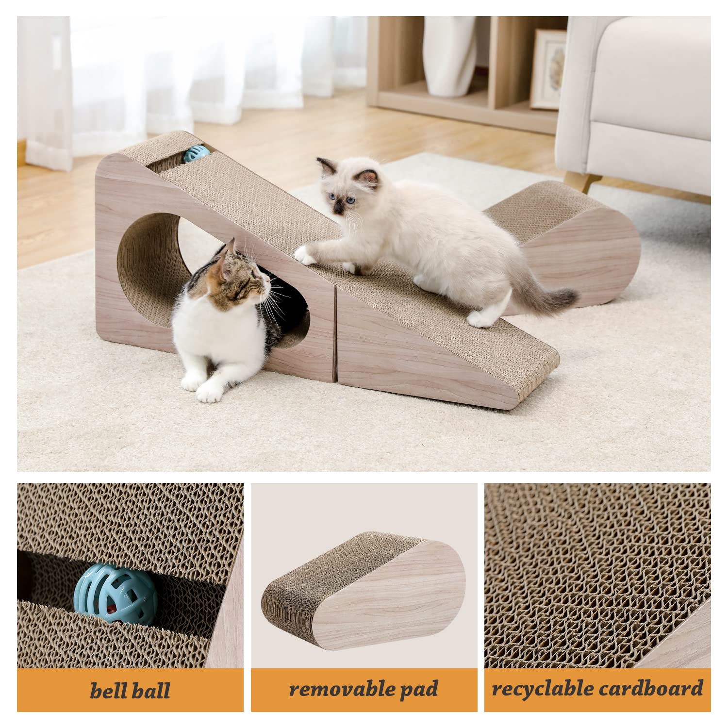 PAWZ Road protection meubles, grattoir recyclable en carton durable.