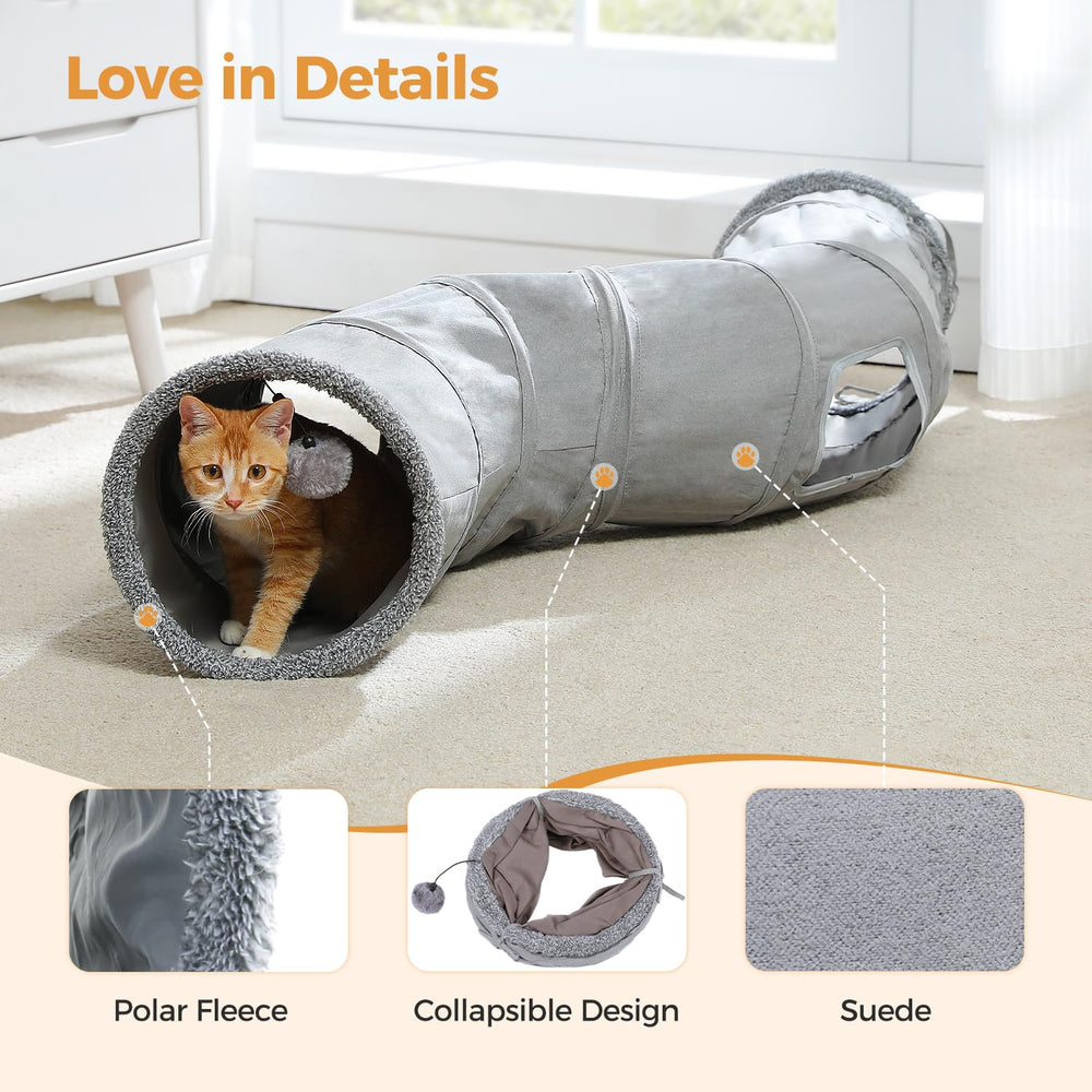 PAWZ Road tunnel chat balle suspendue stimule le jeu interactif.