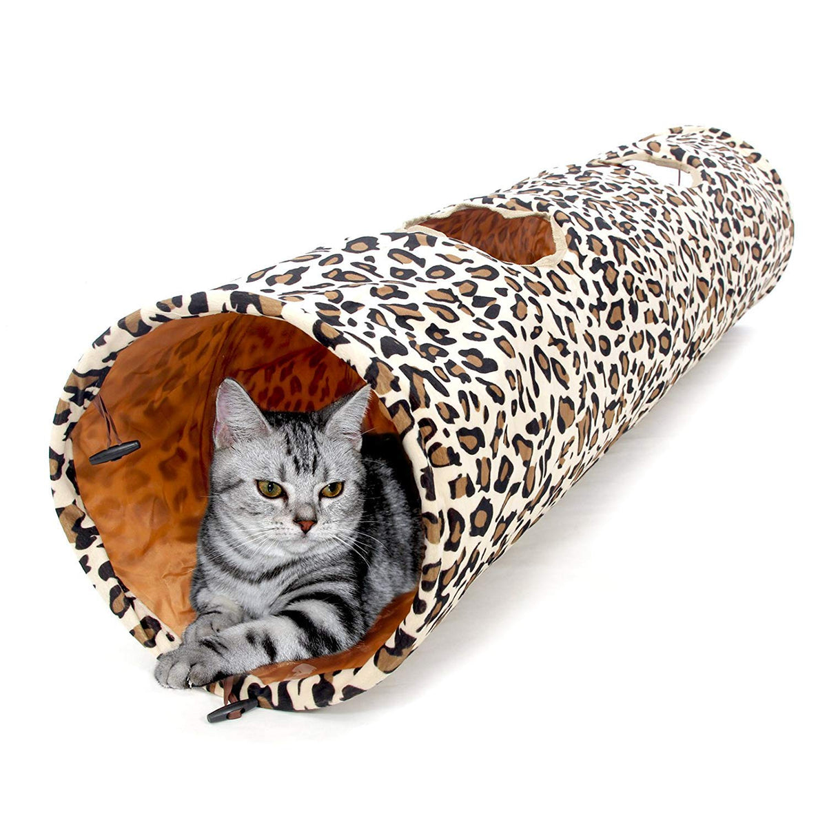 PAWZ Road tunnel chat XL offre espace généreux pour grands félins et lapins.