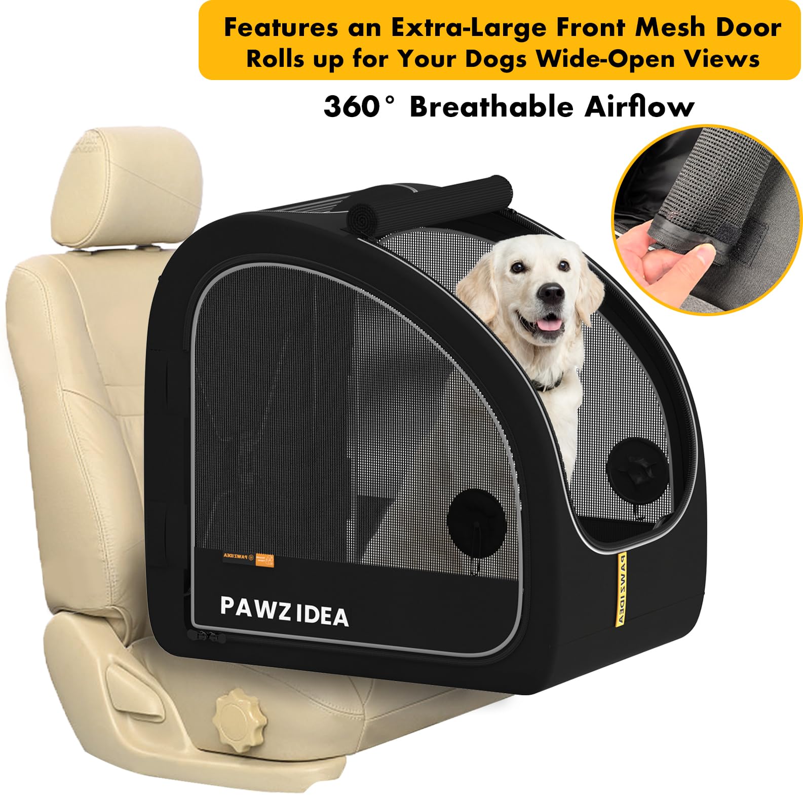 PAWZIDEA housse amovible et lavage en machine, entretien simple après voyage.