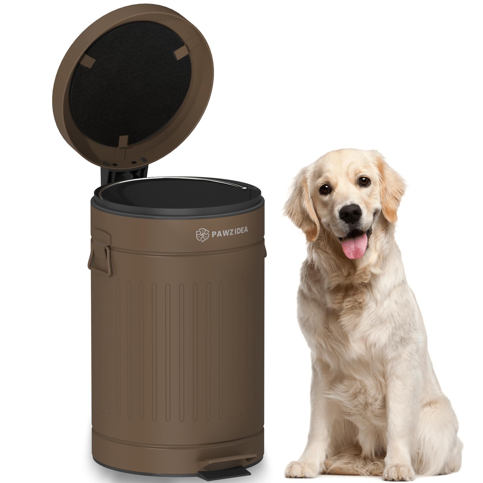 PAWZIDEA filtre charbon compatible avec poubelle extérieure 3,1 gal.