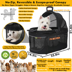 Interieur maillé respirant PAWZIDEA assure ventilation et confort.