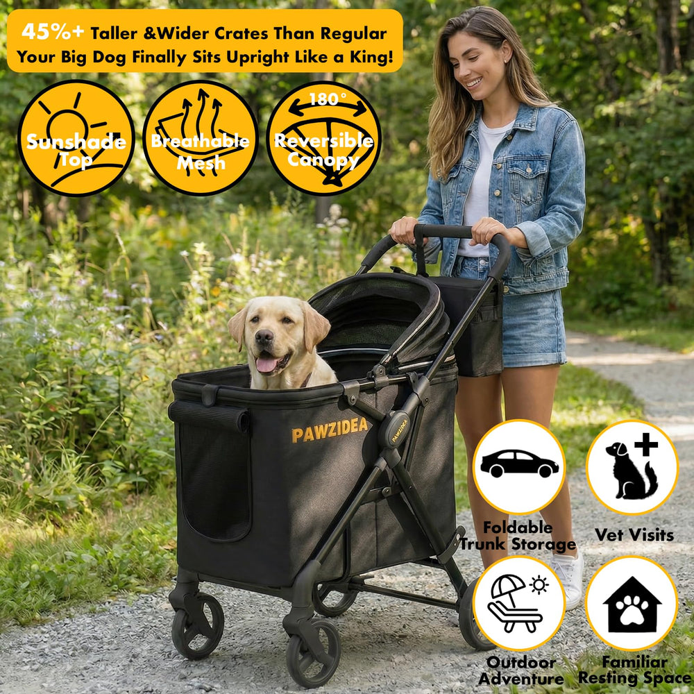 PAWZIDEA mesh sécurité anti évasion pour chiens actifs