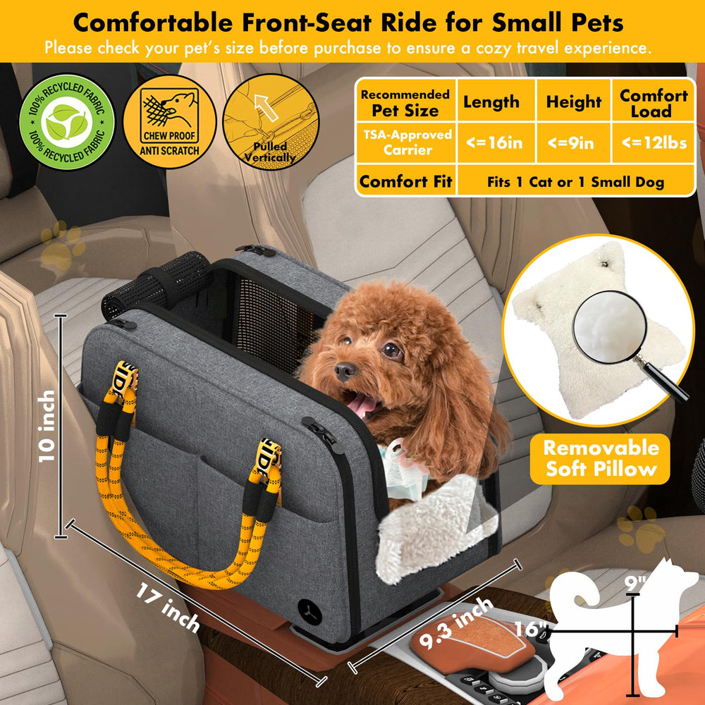 PAWZIDEA oreiller amovible: coussin confortable pour le repos et la détente en voiture.