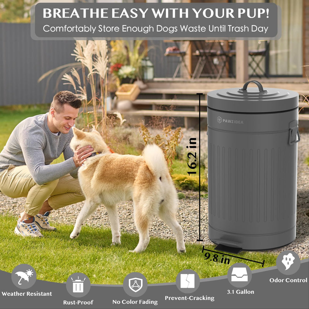PAWZIDEA pédale-pied pression, ouverture mains libres et pratique.