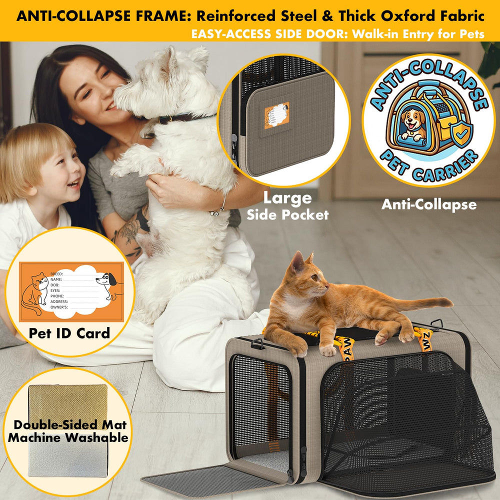 Pawzidea porte-animal extensible sangle bagage, déplacement sans effort.