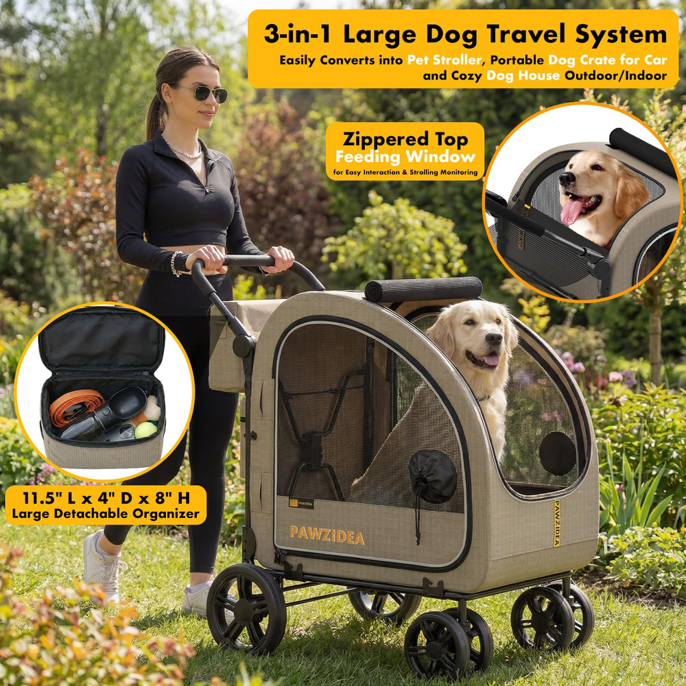 PAWZIDEA Porte avant en maille ouverte offre vue dégagée lors des promenades