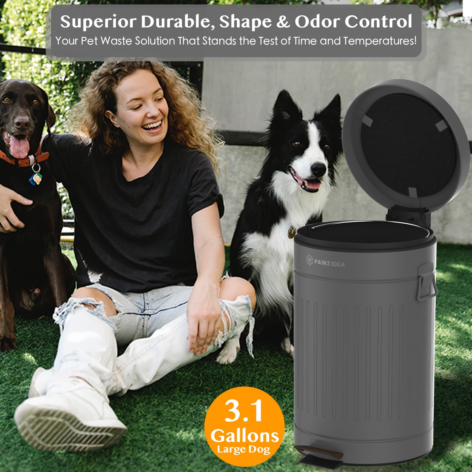 PAWZIDEA remplacement-filtre-carbone mensuel assure fraîcheur continue.
