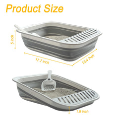 Paxlkuao entree-basse-litiere, facile pour chatons et chats âgés.