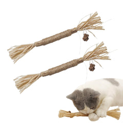 PAZ'S GIFT bâton Matatabi raffia : attire le chat et encourage le jeu.