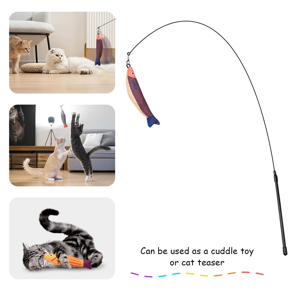 PAZ'S GIFT Cat Wand Toys design-interactif — stimulation visuelle et jeu interactif.