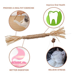 PAZ'S GIFT jouet chat cloche Matatabi : stimulation sensorielle et amusement.