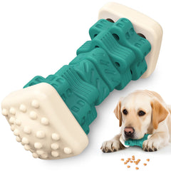 PcEoTllar jouet mastic indestructible pour chien vert favorise la mastication durable