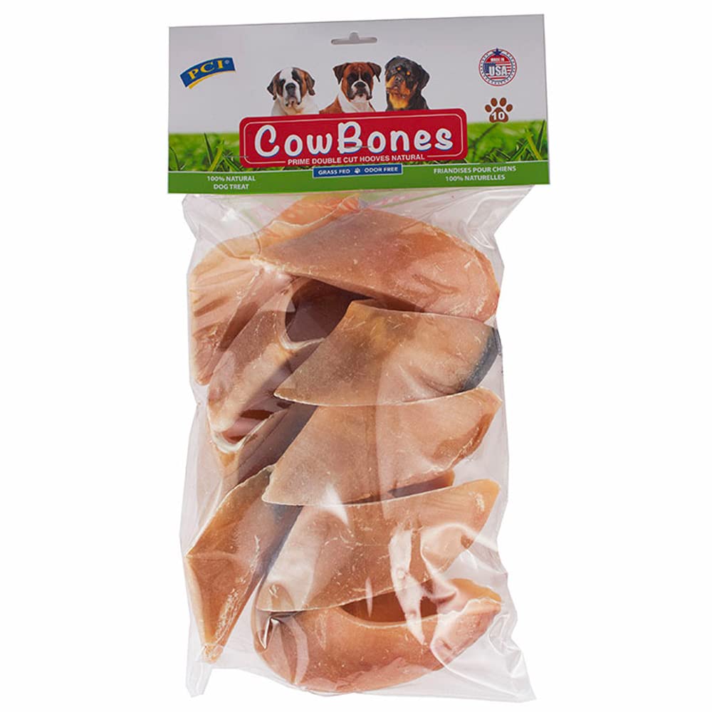 PCI os de boeuf naturel – paquet de 10, collation sans additifs pour chien
