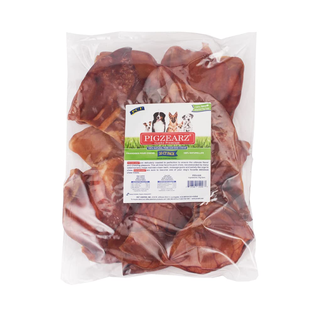 PCI Pigearz 20ct Naturel – sachet pratique, friandise savoureuse pour chien.