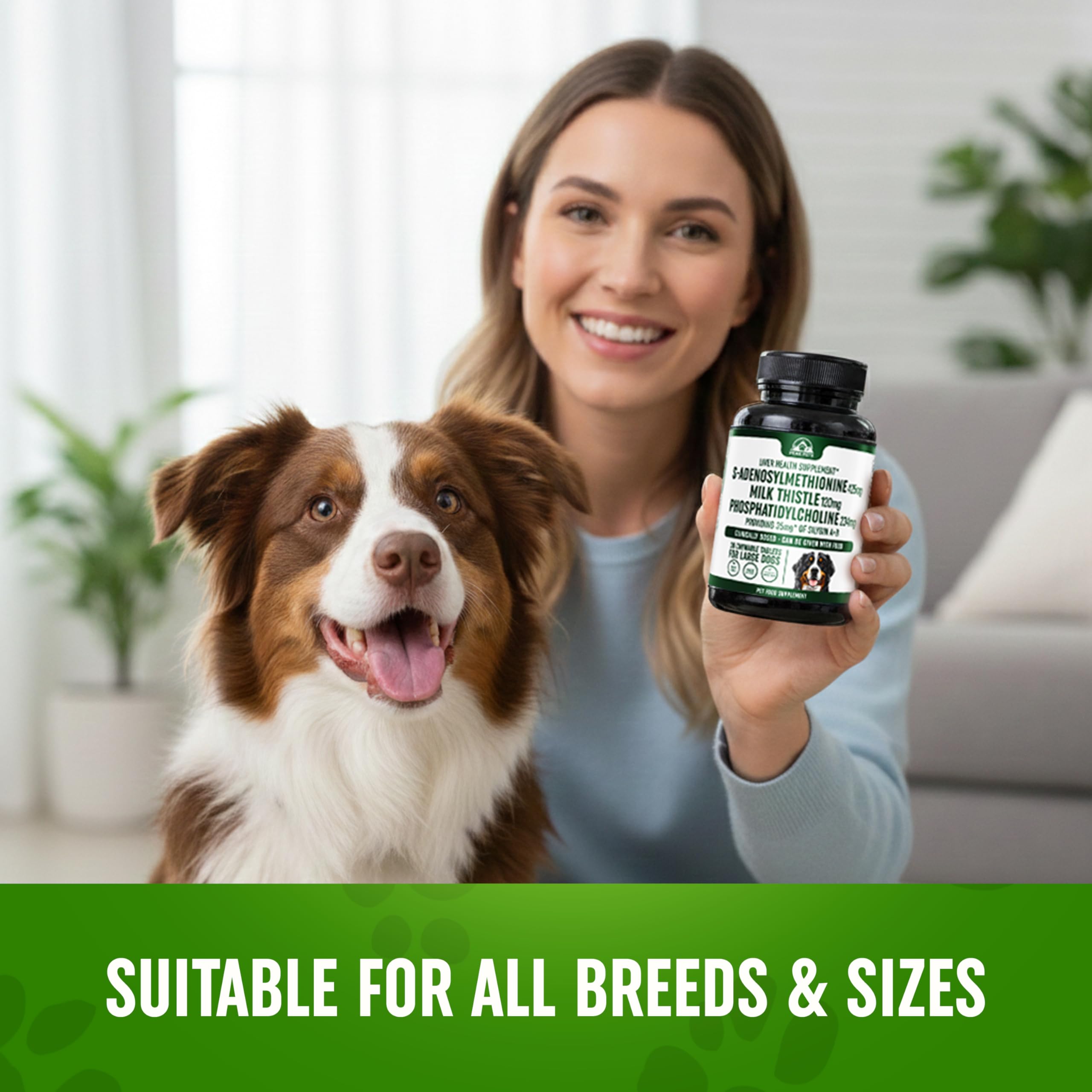 Formulation sans OGM Peak Pets pour une supplémentation naturelle.