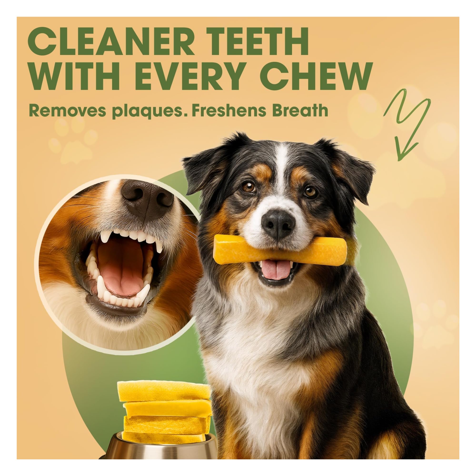 PeaksNpaws fromage yak sans gluten, option adaptée aux chiens sensibles.