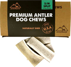 peaksNpaws ramure d'elan fendue prête à mâcher