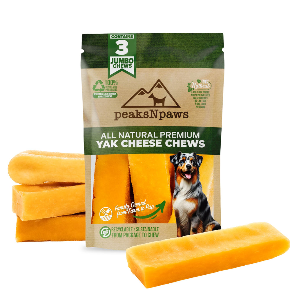 PeaksNpaws emballage du fromage de Yak Himalayen, prêt à partager.