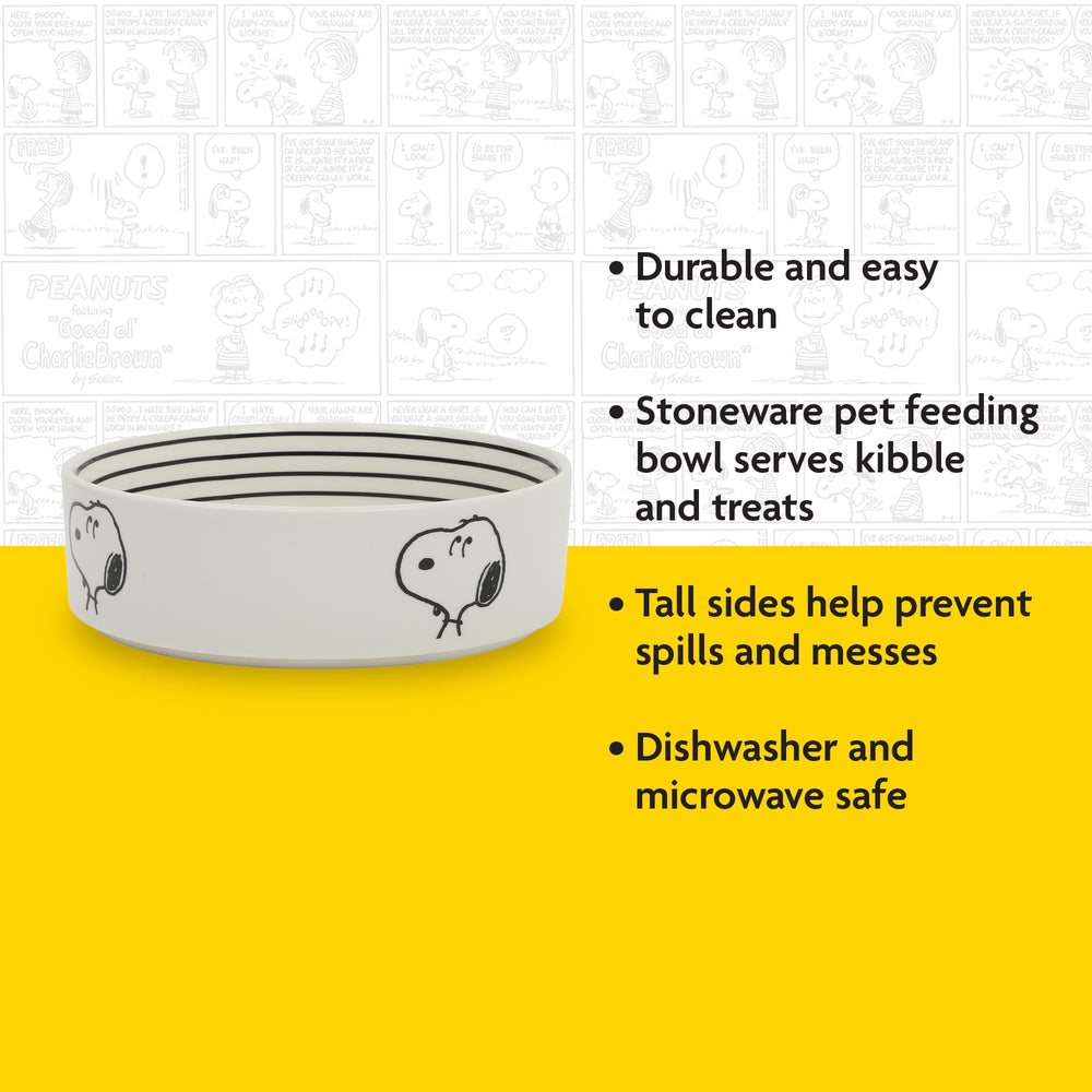 Bol Peanuts Snoopy bol-chien-durable, conçu pour durer et résister au quotidien.