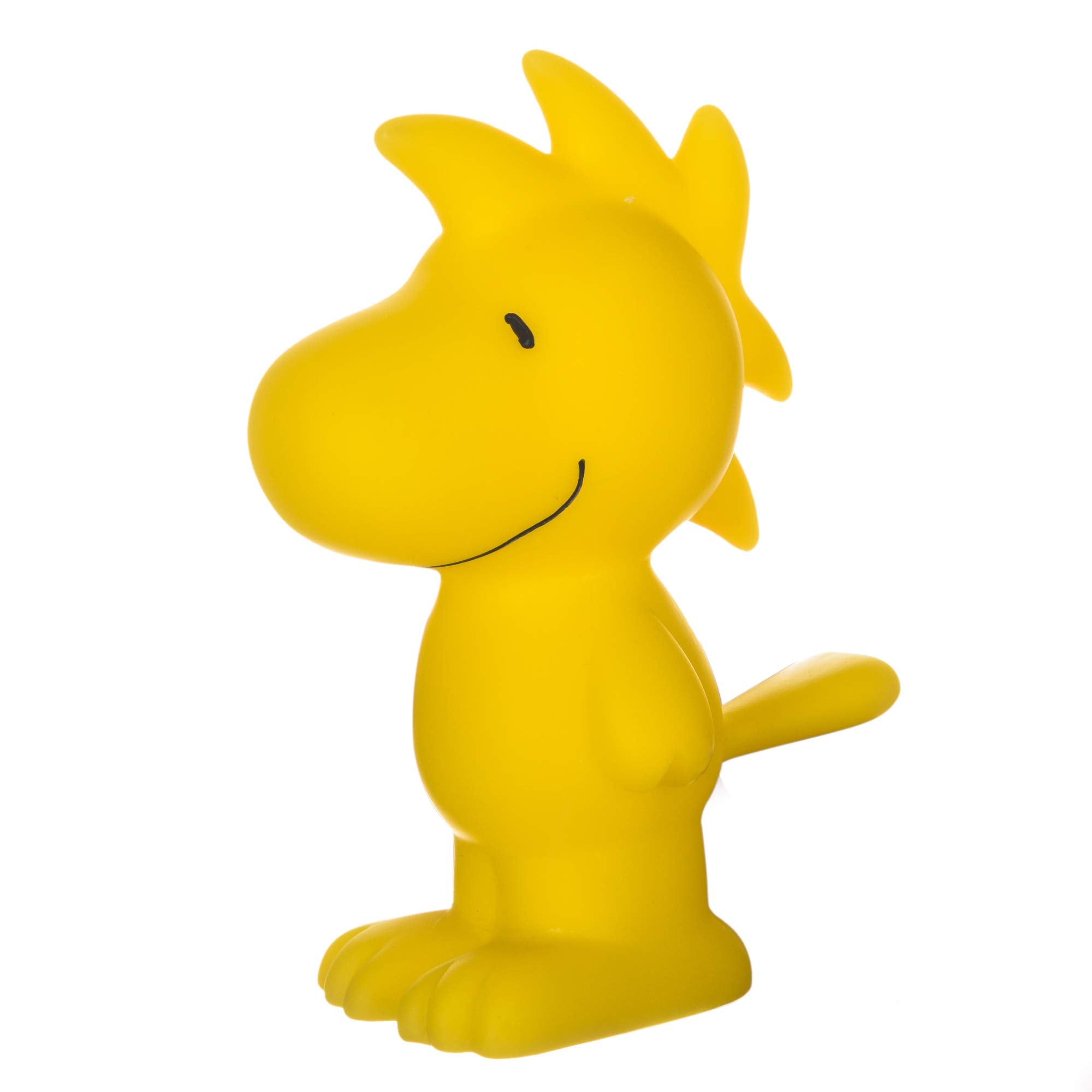 Woodstock en vinyle avec sifflet, jouet Peanuts pour chien, divertissement durable.