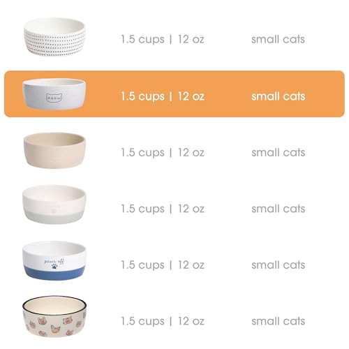 Pearhead bol chat capacité 12 onces, pratique pour eau ou nourriture.