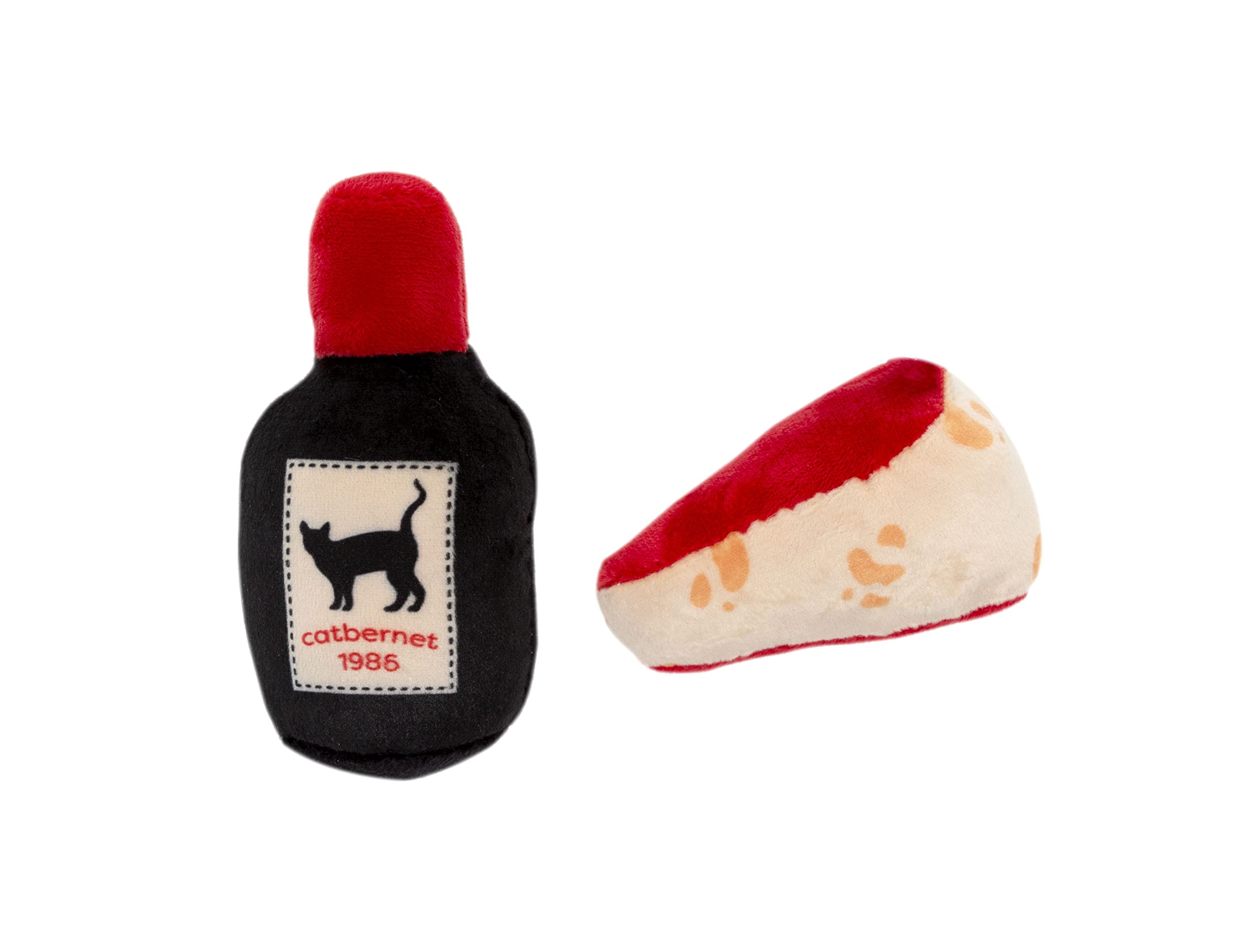 Pearhead chat fromage peluche : texture douce idéale pour jeux interactifs.