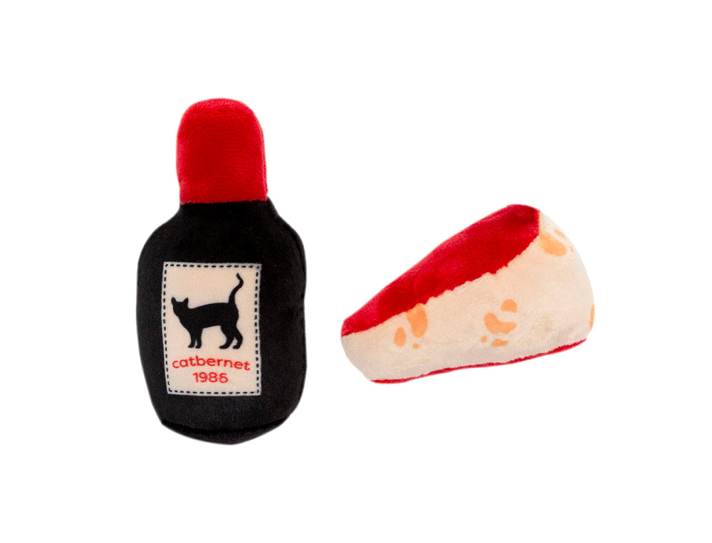 Pearhead chat fromage peluche : texture douce idéale pour jeux interactifs.