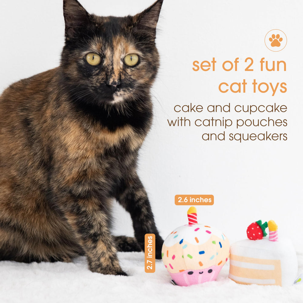 Pearhead cupcake-chat-sifflet: jouet interactif avec sifflet pour plus d'excitation.