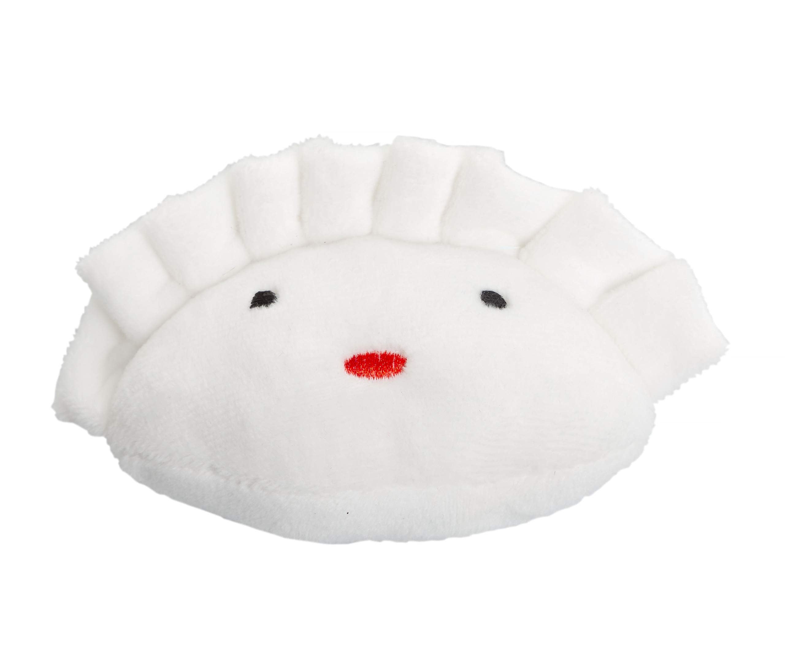 Texture veloutée et douceur d’une peluche Dim Sum Pearhead pour chiot et chien adulte.