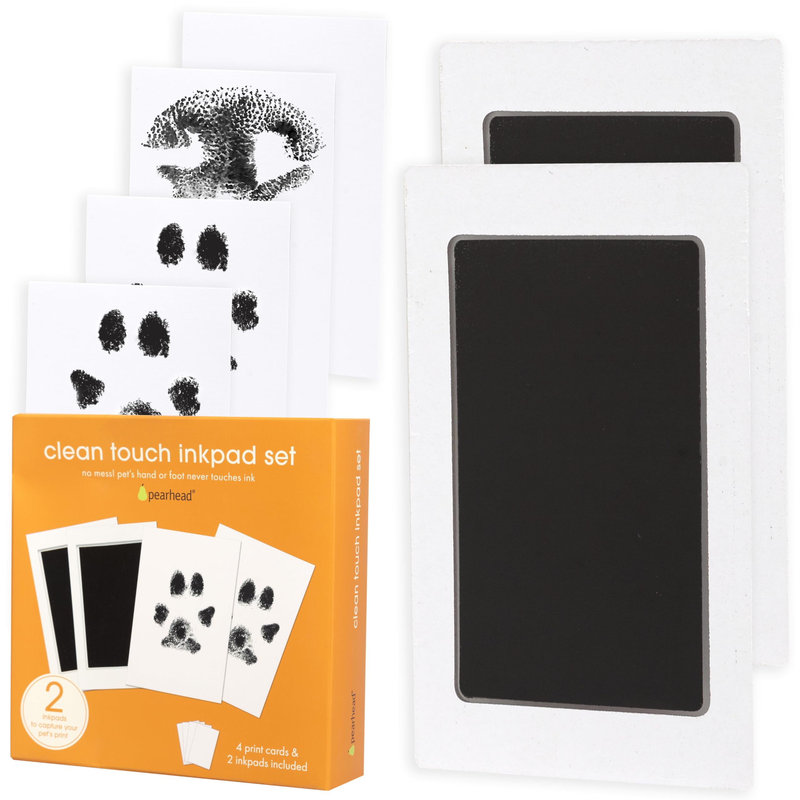 Pearhead empreinte patte Clean-Touch, empreinte nette et précise pour un souvenir durable.