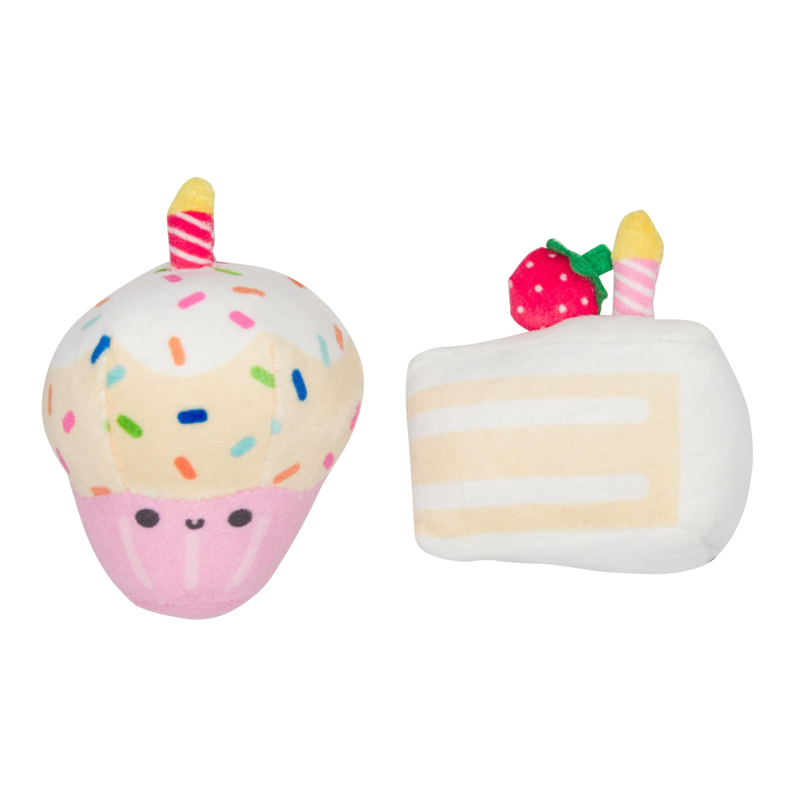 Pearhead gâteau-anniversaire-chat-fraise: jouet stimulant et adorable pour chats.