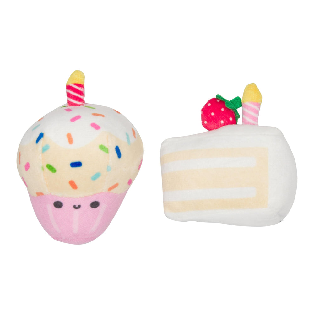 Pearhead gâteau-anniversaire-chat-fraise: jouet stimulant et adorable pour chats.