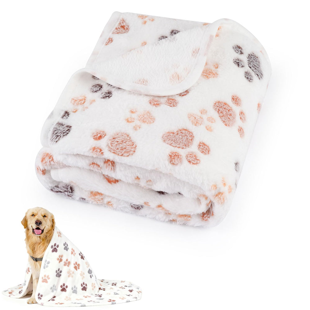 PEASUG couverture chat doux blanc 42x30 — confort nocturne pour le chat.