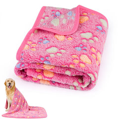 PEASUG Couverture-chien-rose-42x30: confort doux pour chien de taille moyenne.