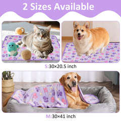 Peasug Flanelle douce violet, toucher premium pour chiens et chats.