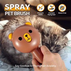 Pecait brosse-chat auto-nettoyage facile après chaque séance.
