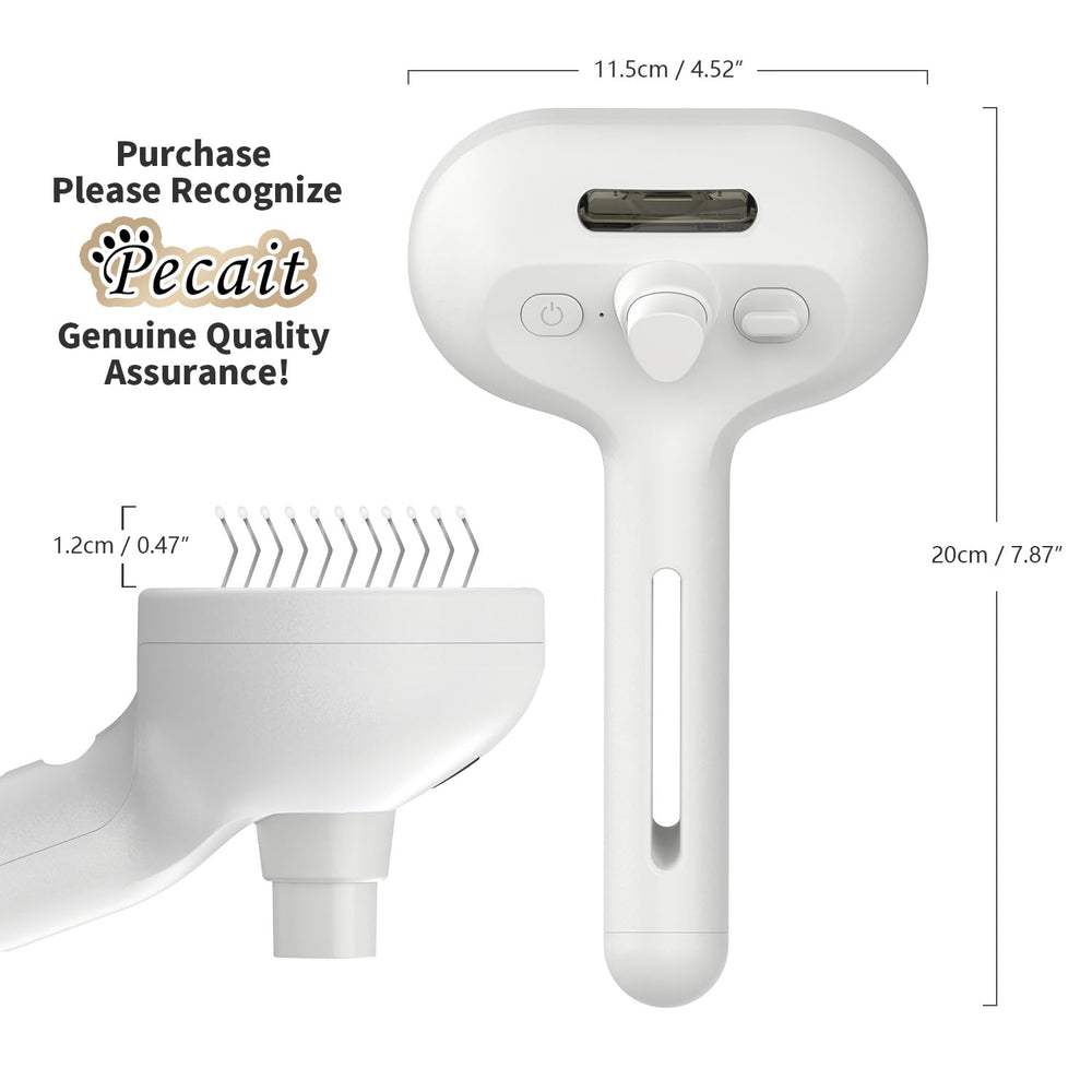 Pecait Brosse Vapeur Chat ergonomie-design – prise en main confortable