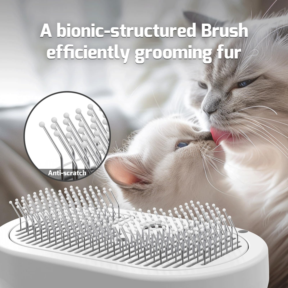 Pecait Brosse Vapeur Chat pelage doux – pelage soyeux après l usage