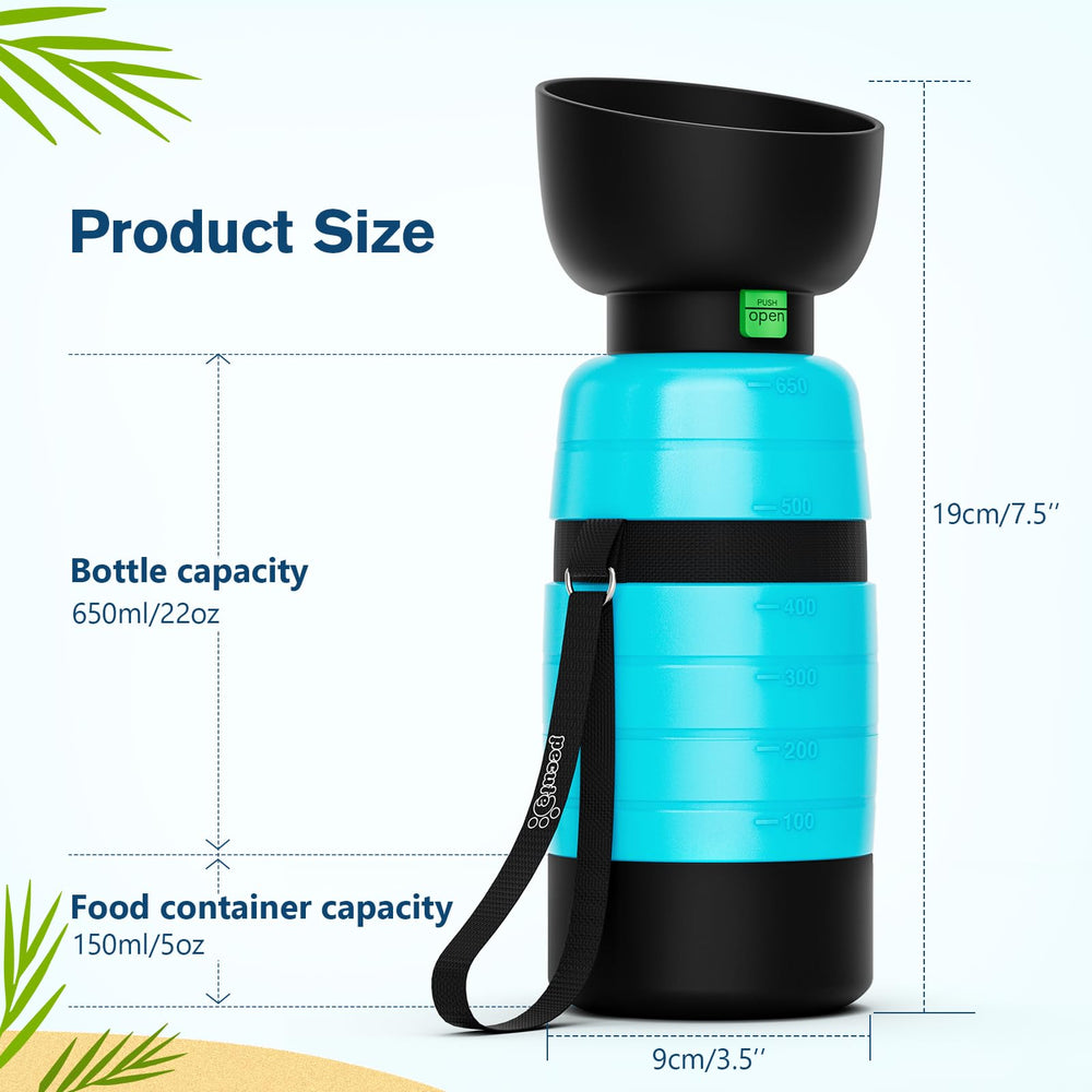 Bouteille durable idéale pour promenades et randonnées.