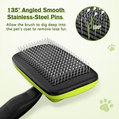 Brosse Pecute avec poignée ergonomique pour grooming