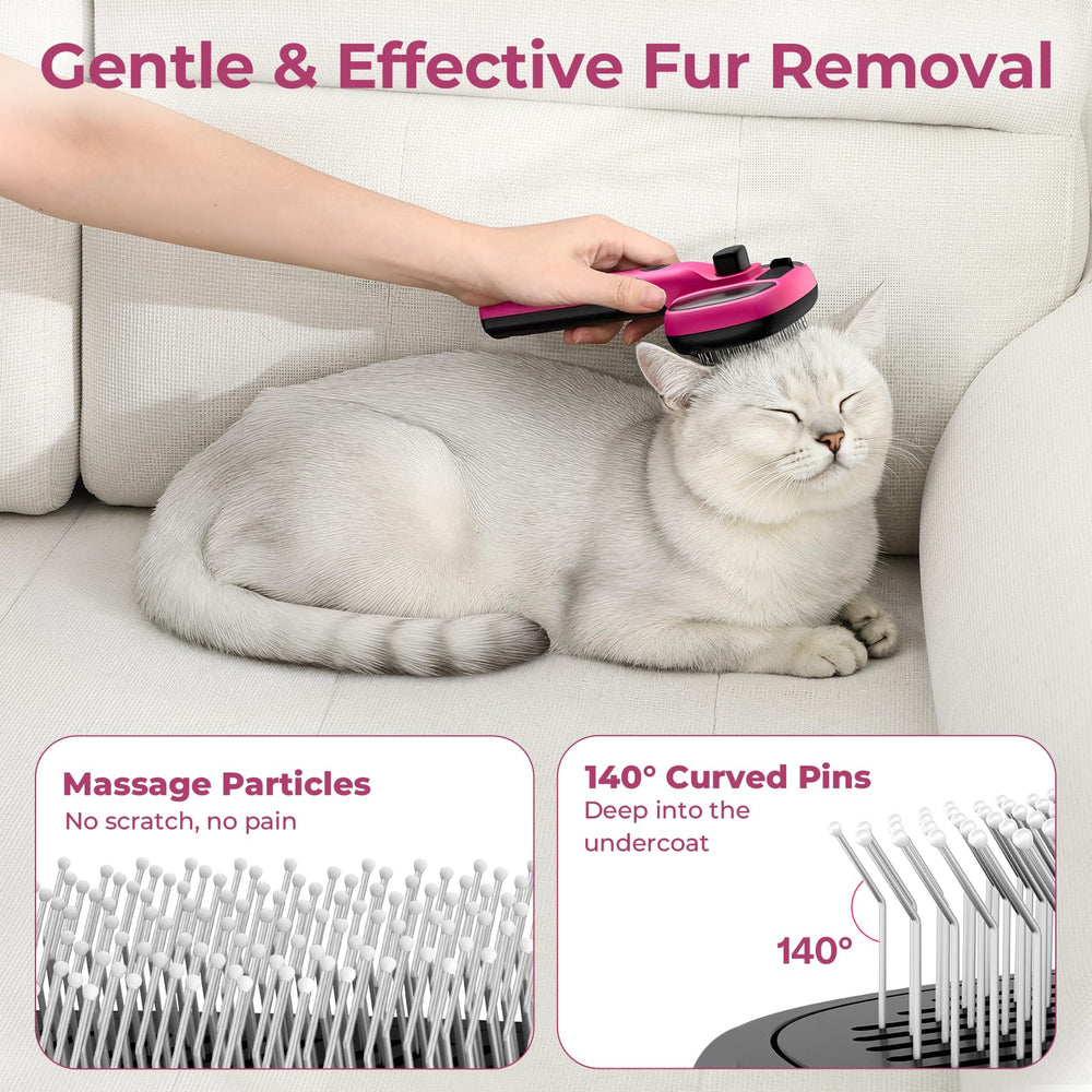 Pecute brosse vapeur chat, élimination efficace des poils