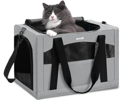 Pecute chat-carrier cadre stable – trajets calmes et sûrs.